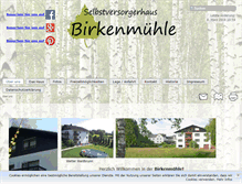 Tablet Screenshot of birkenmuehle-westerwald.de